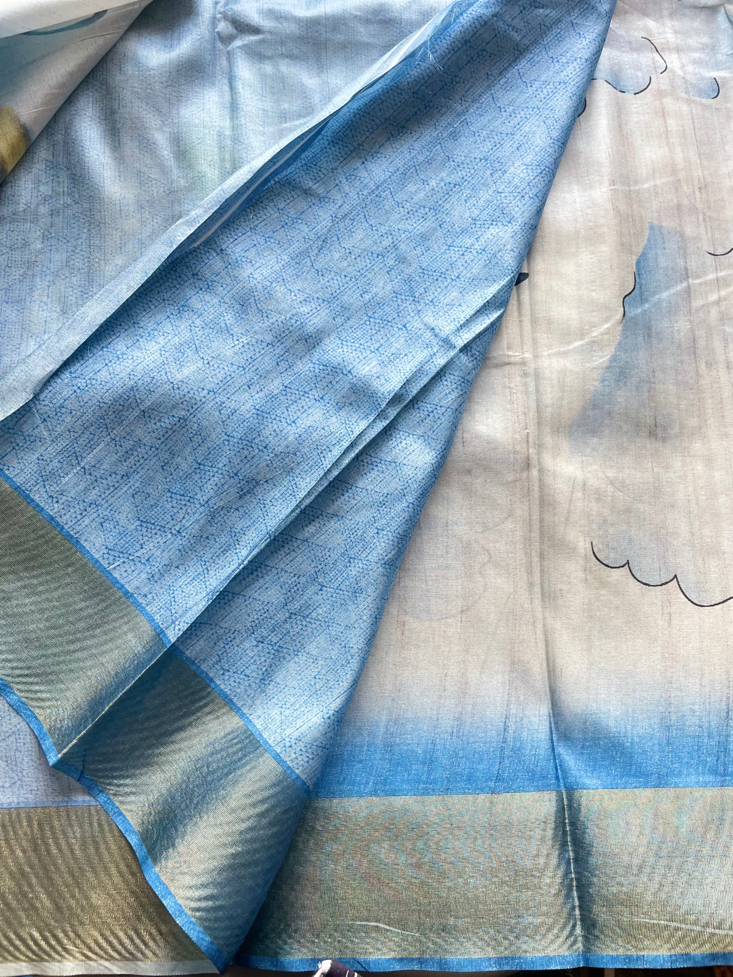 Digital Print 05 Soft Crepe Silk Saree
