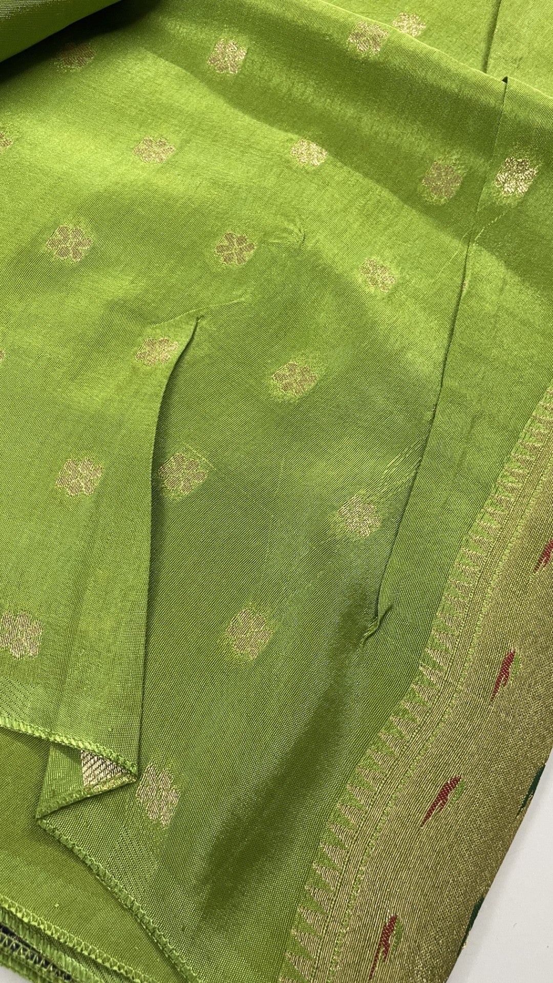 Green Paithani Viscose Crepe Silk Saree