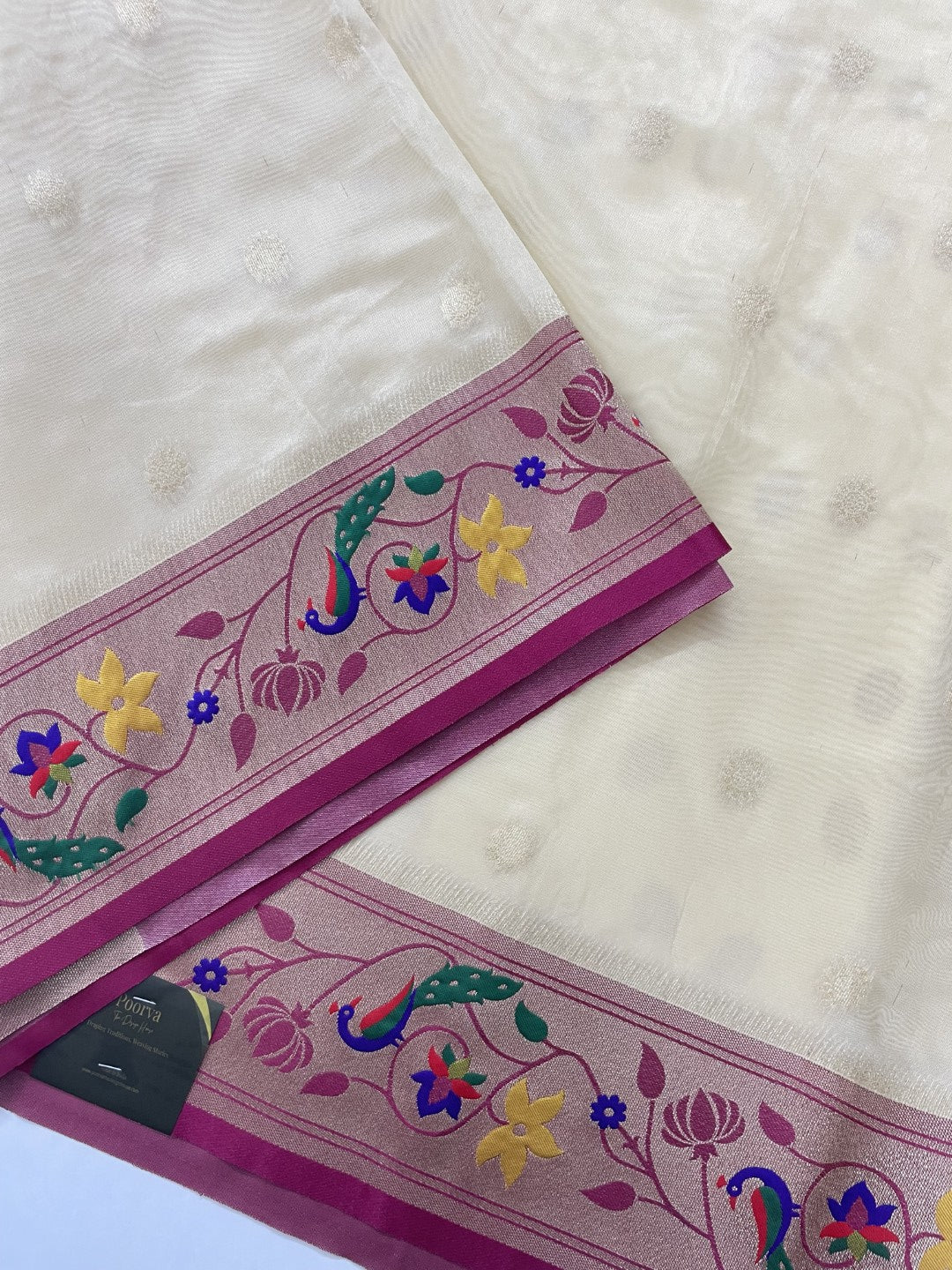 Golden Tissue Paithani Saree