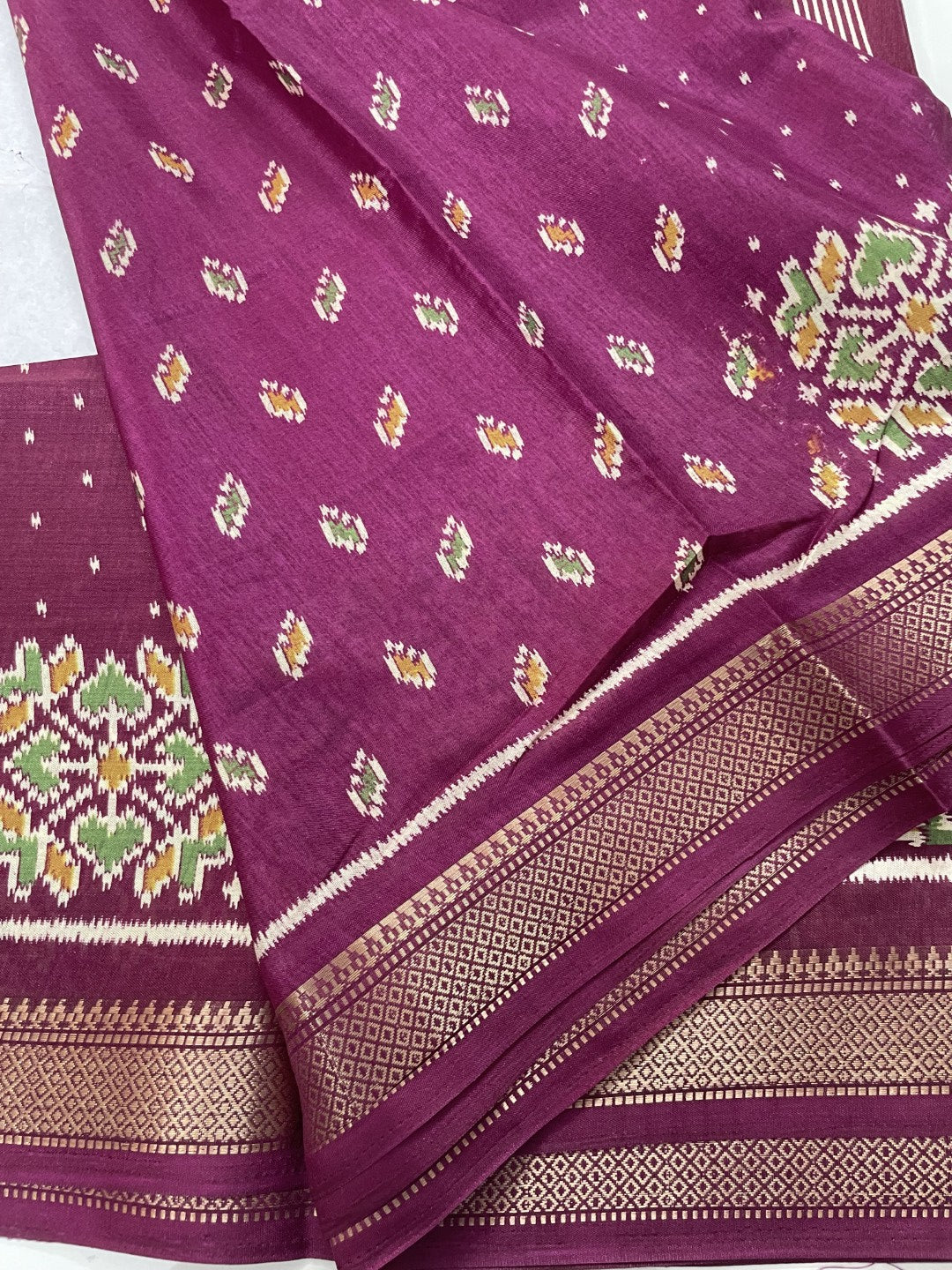 Wine Casual Dola Silk Saree