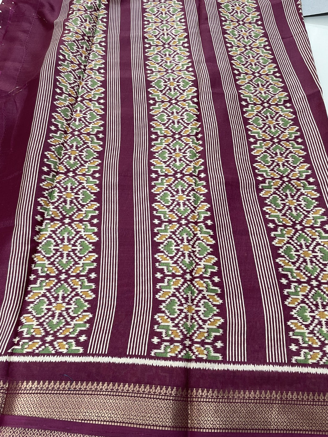 Wine Casual Dola Silk Saree